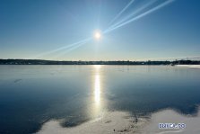 выкса.рф, ❄️ На Верхнем пруду встал лёд